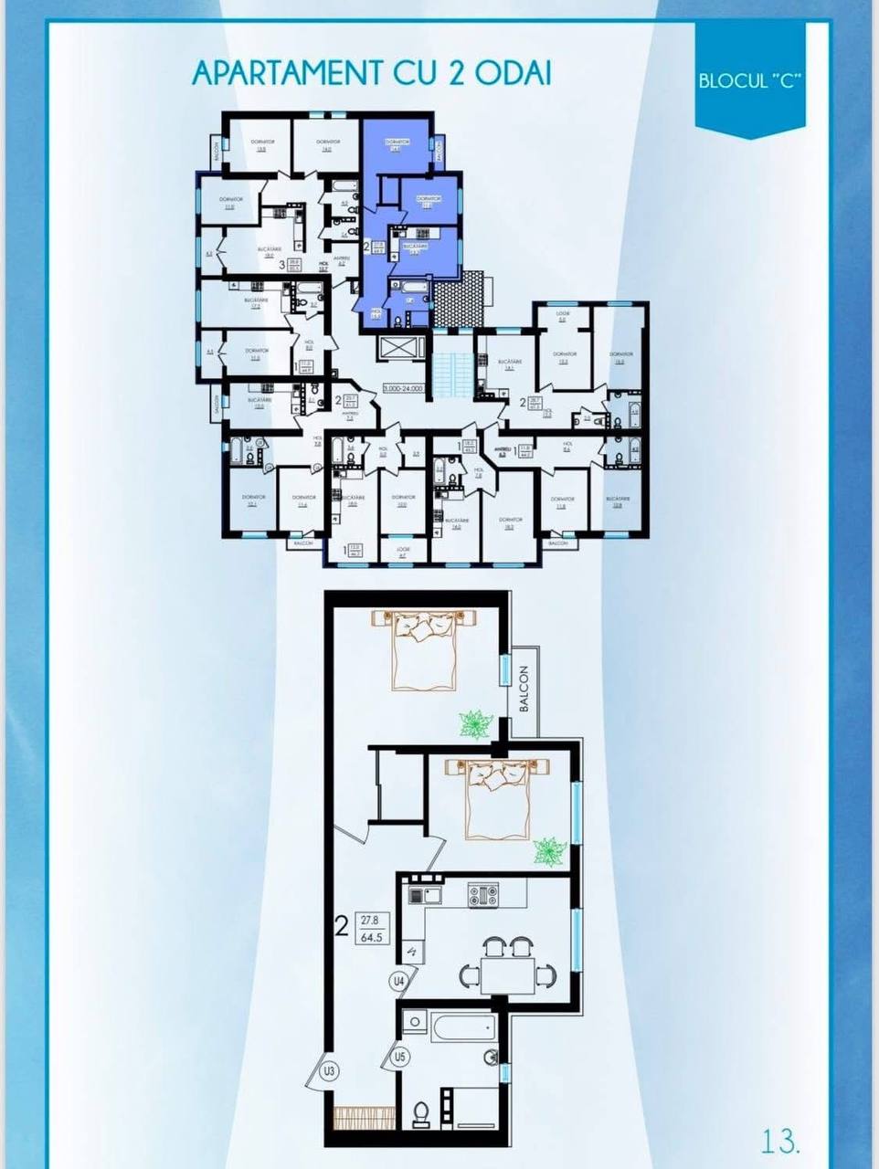 🏡 2 Camere | 67.6 m² | Nou în Durlești ✨